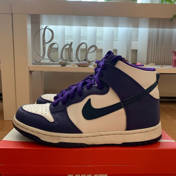 Dunk High “White Midnight Navy” - Picture 5 of 6